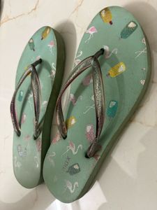 Cute Flamingo Flip Flops