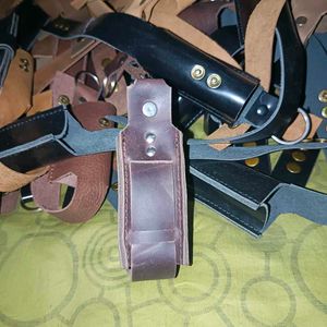 Leather Belt Pouch Accessory