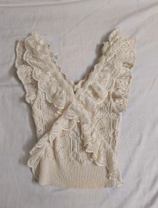 Zara Summer Lace Crochet top