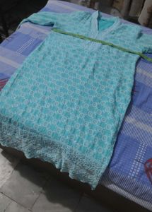 Beautiful Blue Kurta xl size
