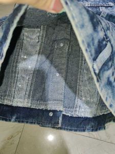 Distressed Denim Vest