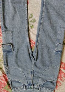Blue Cargo Jeans