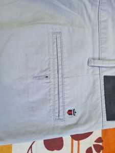 Men's Casual Light Blue Trousers