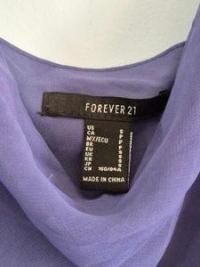 Forever 21 Purple Flowy Slip Dress