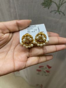 kushals gold antique jhumka- new with price tag