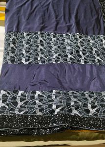 beautiful lycra sari with blouse