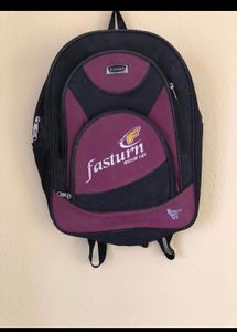 Stylish Maroon & Black laptop Backpack