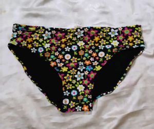 Colorful Floral Bikini Bottom