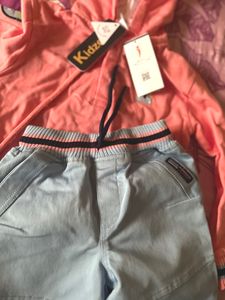 peach colour hoodie with jens brand KIDZELLO