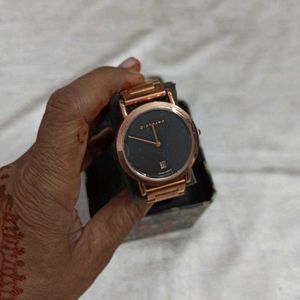 Elegant Giordano Rose Gold Watch
