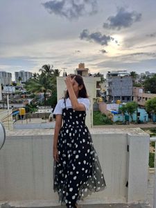 Floral Black Maxi Dress