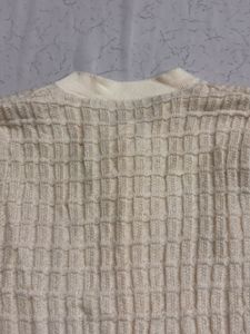 Cream knit cardigan