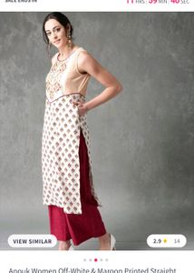 Embroidered Kurti Top