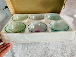 ❗FREE DELIVERY❗6 pc Glass Bowls New And Packed