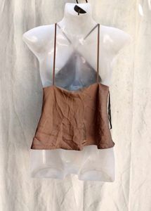 Satin Halter Neck Top
