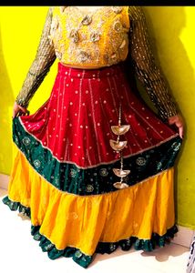 Beautiful multi colour lehenga