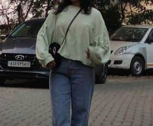 Sweatshirt with Puffy Long Sleeves💌