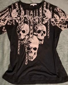 y2k grunge rhinestone shirt