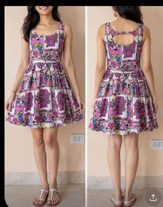 Vibrant Pink Ethnic Print Dress