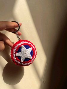 Captain America Shield Keychain