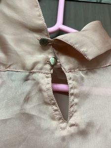 PURE SATIN MYND BRANDED TOP FOR M &amp;L