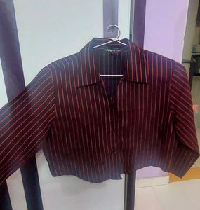Crop Shirt Used As Shrug