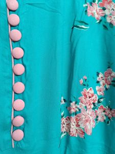 Beautiful Floral Unused Xxl Size Branded Kurta