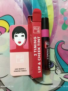 2 Timing lip and cheek tint