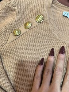 Elegant Knit Sweater From ZARA