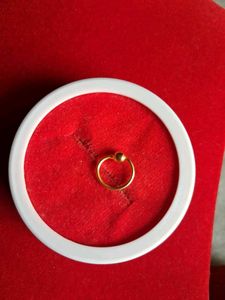 Gold Nose Pin with Ball
