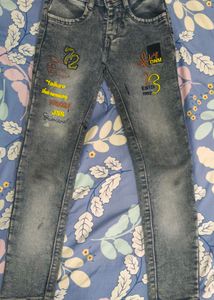 ✨ Stylish Washed Blue Denim Jeans for Boys 👖