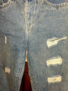 Distressed Light Wash Jeans