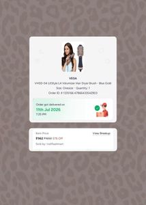 VEGA-04 LitStyle L4 Volumizer Hair Dryer Brus