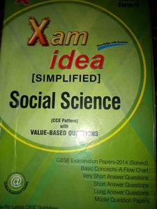 CBSE Class 10th XAM IDEA Social Science Samples.