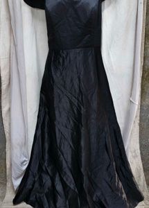 I. Elegant Black Off-Shoulder Gown