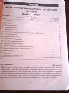 Class 12, Xam Idea Chemistry