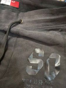 Men's Grey "TEAM SPIRIT" Joggers