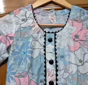 Floral Print Kurta 2