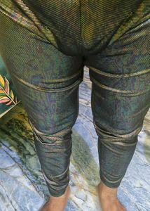 Sparkling Metallic Leggings
