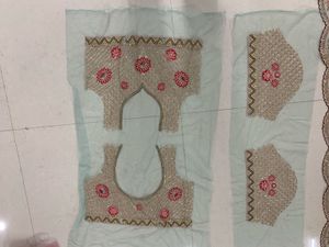 beautiful net saree havy embroidery work