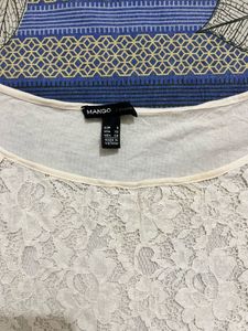 beige lace  top