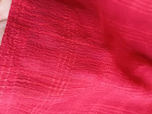 Trendy Red Net Top