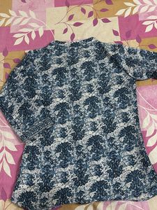 printed short kurta