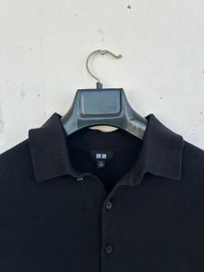 og uniqlo black  polo
