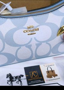 Coach Monogram Cherry Charm Shoulder Bag