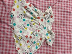 Cute Floral Print Baby Dress
