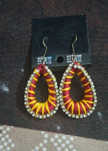 Handmade Silk Thread Earrings combo