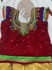 Girls' Lehenga Choli Set