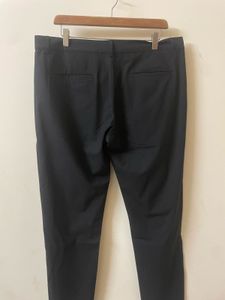 Black Pants with Side Stripe