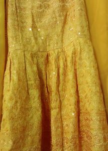 Vibrant Yellow Kurta Set with Dupatta